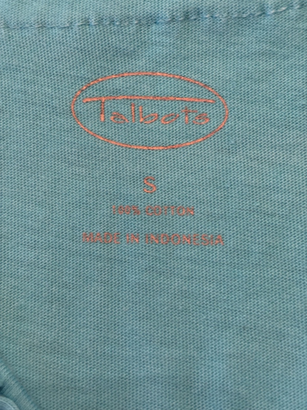 Talbots Turquoise V-Neck Ruffled Front Tank - Picture 4 of 4